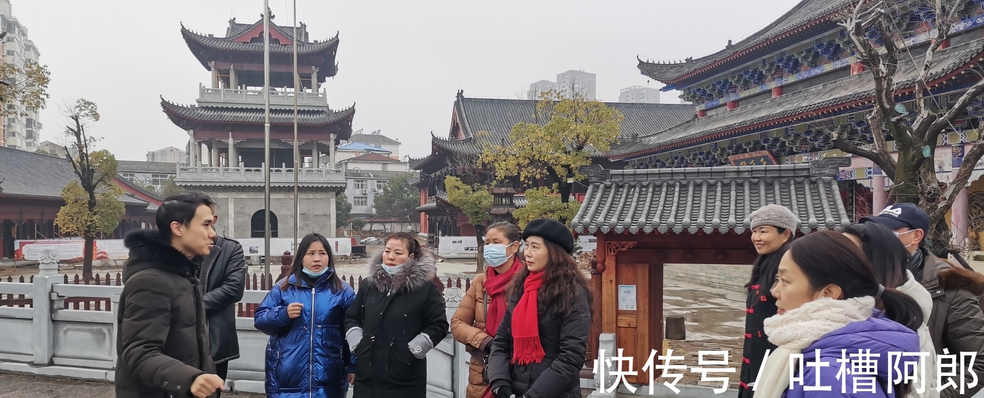 韩琦@参观黄州安国寺景区