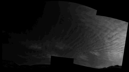 珠母云 NASA在火星拍到彩虹云，肉眼也能看到