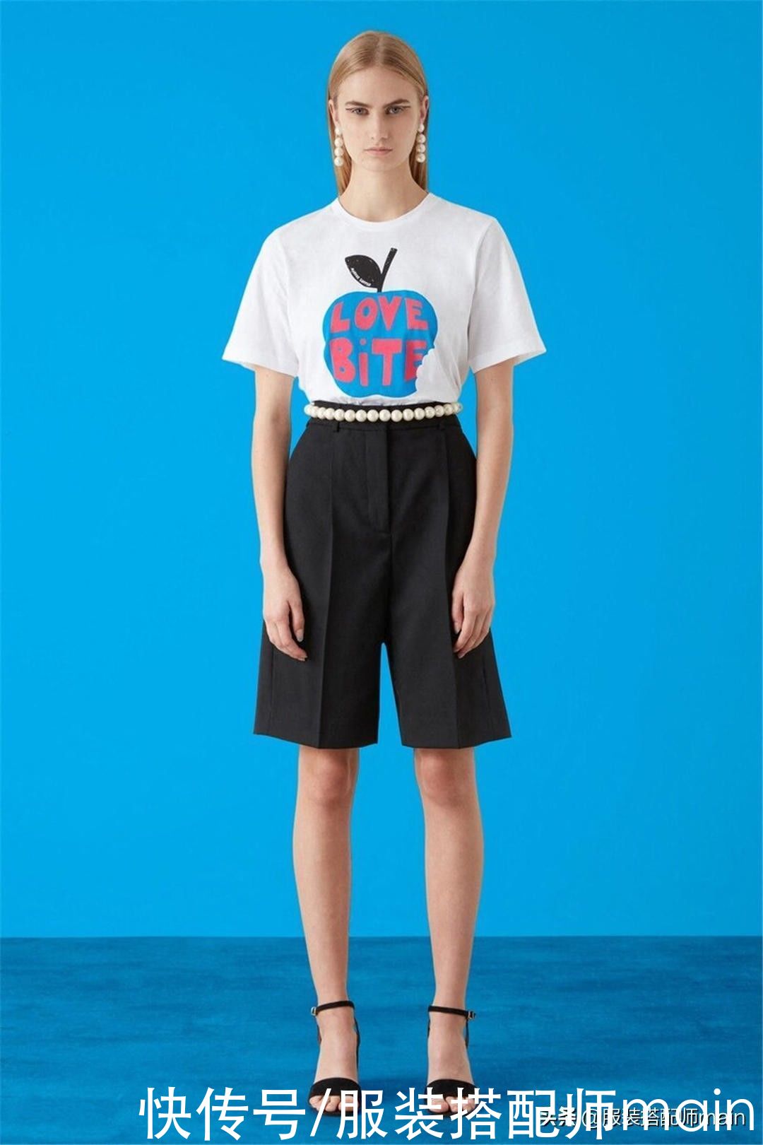 衣领|一学就会的3个搭配思路，还愁“T恤+短裤”穿不出彩吗？