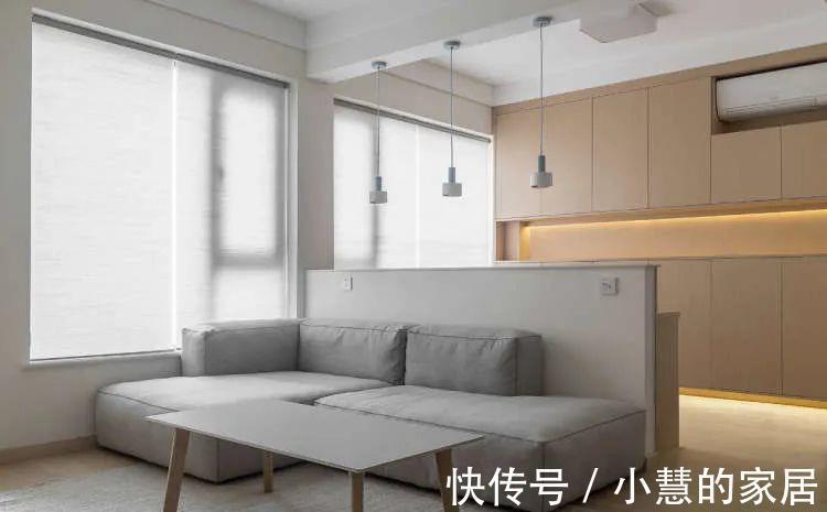 素色主义|50㎡小户型两居室，坚持素色主义，进门一眼就喜欢上了