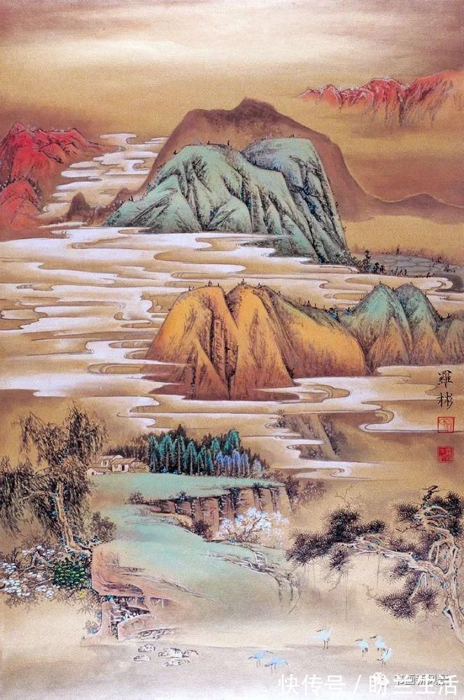 雄健|这位大家的山水,既雄健大气,又平和神清!