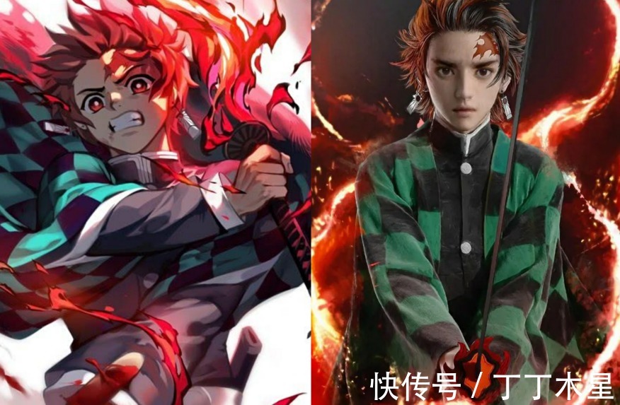 善逸|《鬼灭之刃》3D画风版,祢豆子依然美貌,不愧是全村最美的女孩