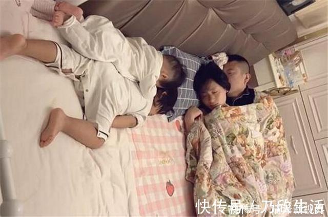照片|“父母是真爱,孩子是意外”,一家四口睡觉照片走红,网友:省心