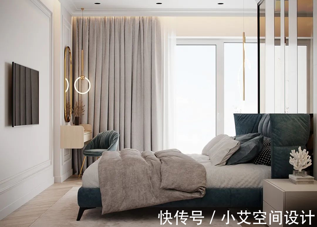 主卧|180㎡软装设计,越简单,越有品味!