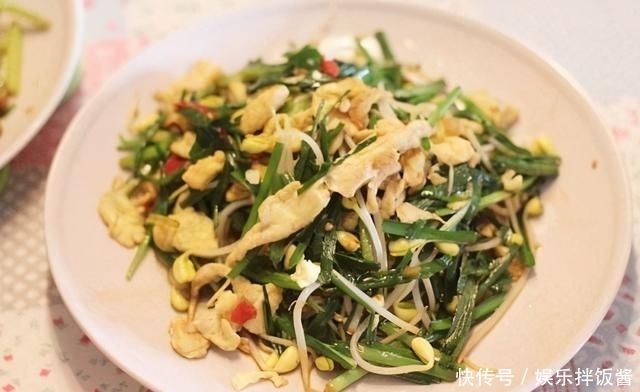 豆芽|家常做法韭菜豆芽炒蛋,炒出来就是下饭