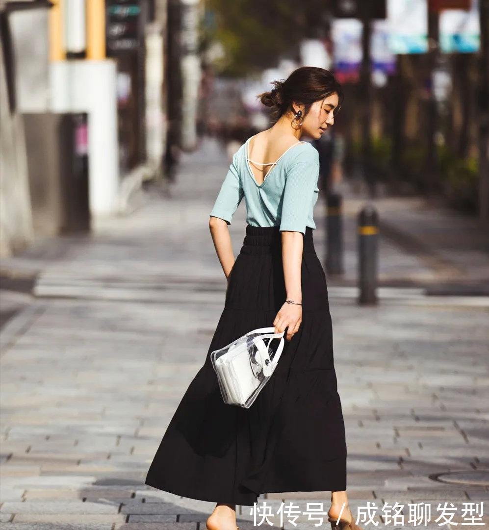半身裙|三四十岁的女人如何避免“成熟感”,学一下这几款穿搭,超减龄