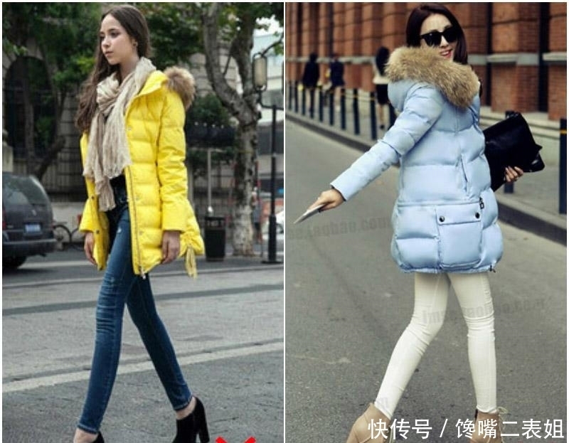 搭配|冬天穿羽绒服要注意,不要配3种鞋,不仅难看还容易显矮