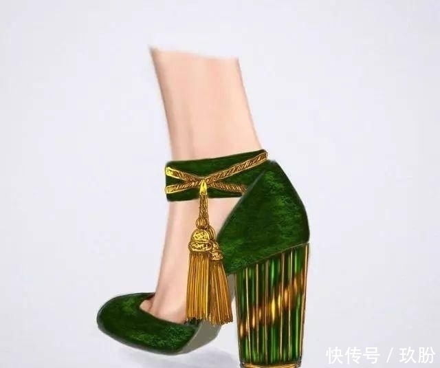 灵感|以服装为设计灵感设计出来的高跟鞋(50例高跟鞋效果图)!