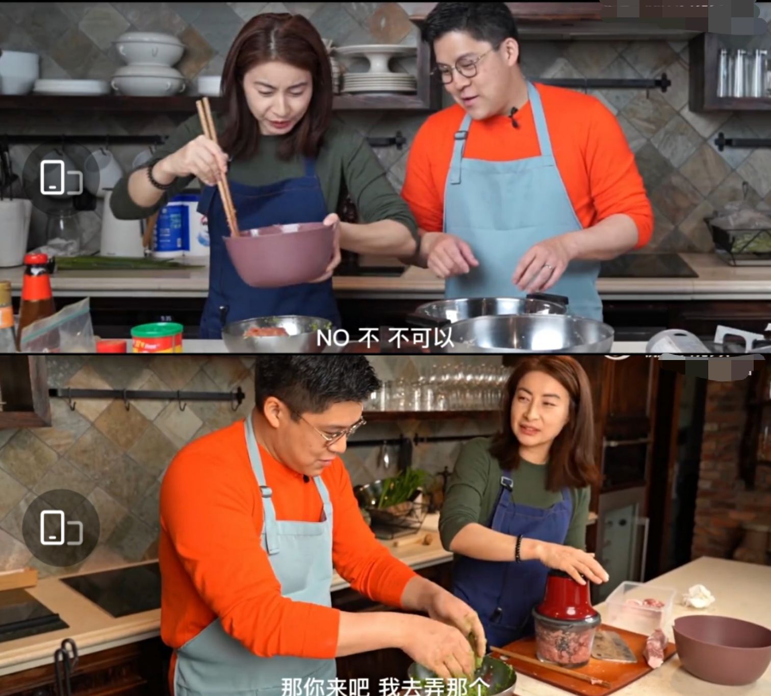 家居服|郭晶晶亲自下厨好熟练,穿围裙秒变贤惠煮妇,换新发色过年真洋气