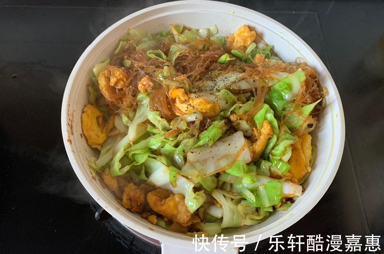 美味|好吃不贵的鸡蛋素炒粉丝，鲜香美味，不到5块钱做了一大盘