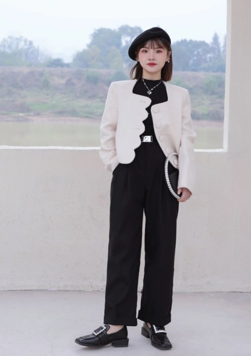 小蛮腰 冬天不要瞎打扮,学会“上短下长”的穿法才精致,拉升比例更显高