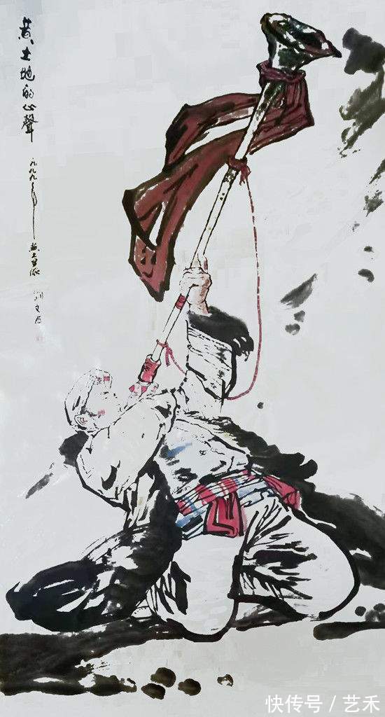 长安画派$崔勤(画家)——以形写神 神形兼备