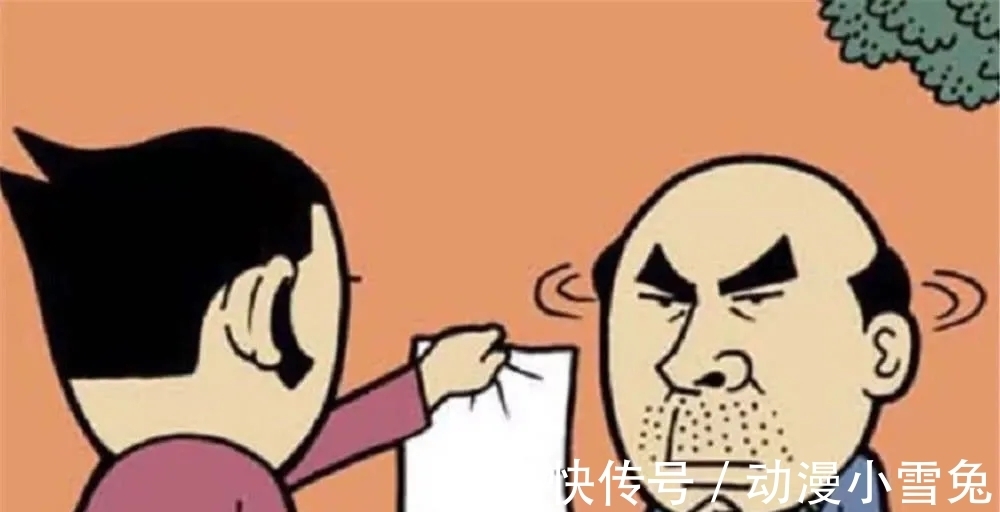 |搞笑漫画：小伙发誓要为父亲报仇，可现在手上只有一张凶手画像