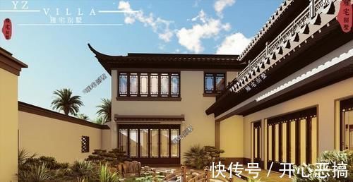 鸟瞰图|宅基地宽二十八米，长二十一米，想建个中式四合院该怎么设计？