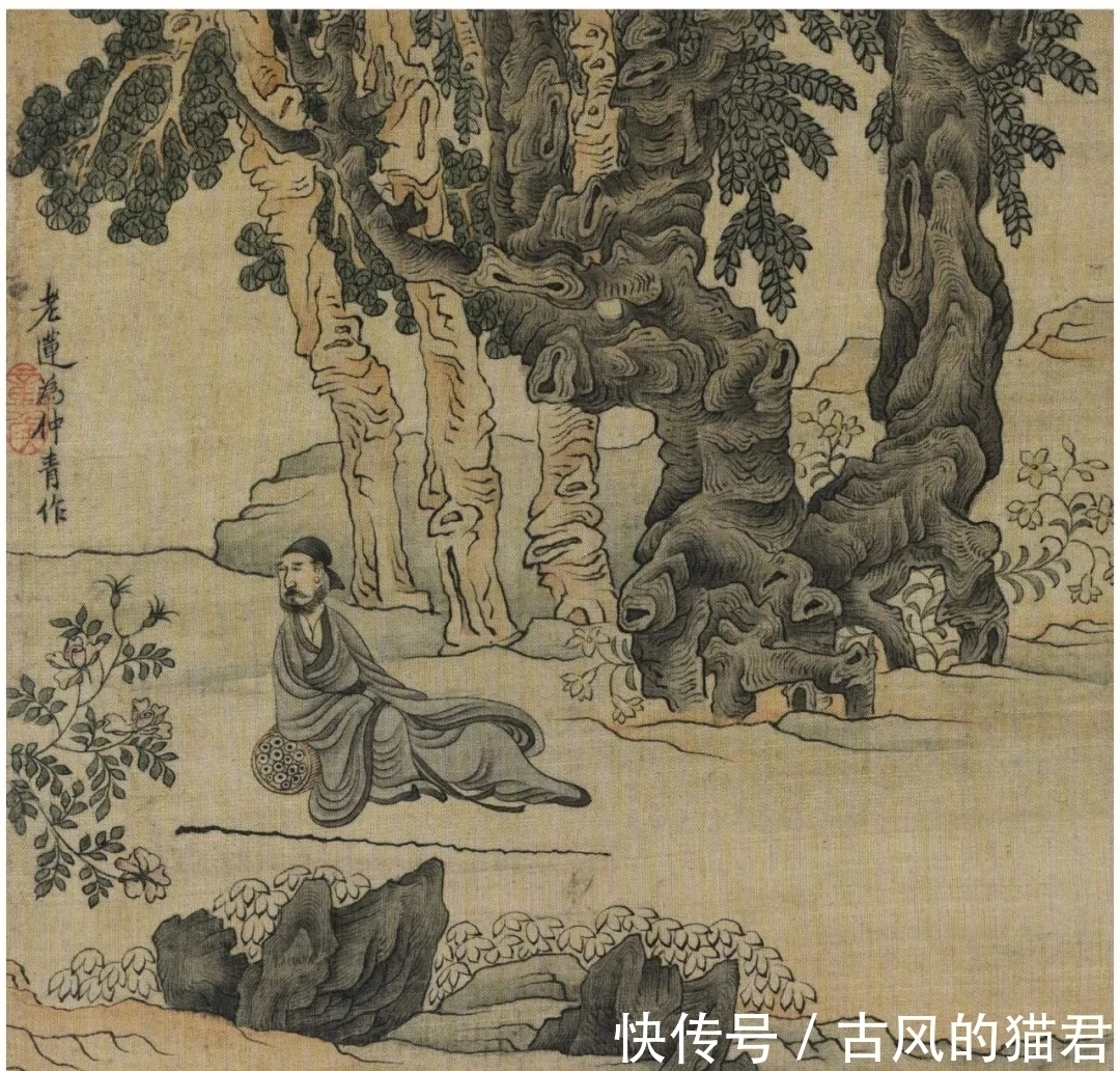 陈洪绶&陈洪绶的山水画、花鸟画也是当家绝活,与人物画比较,毫无逊色!