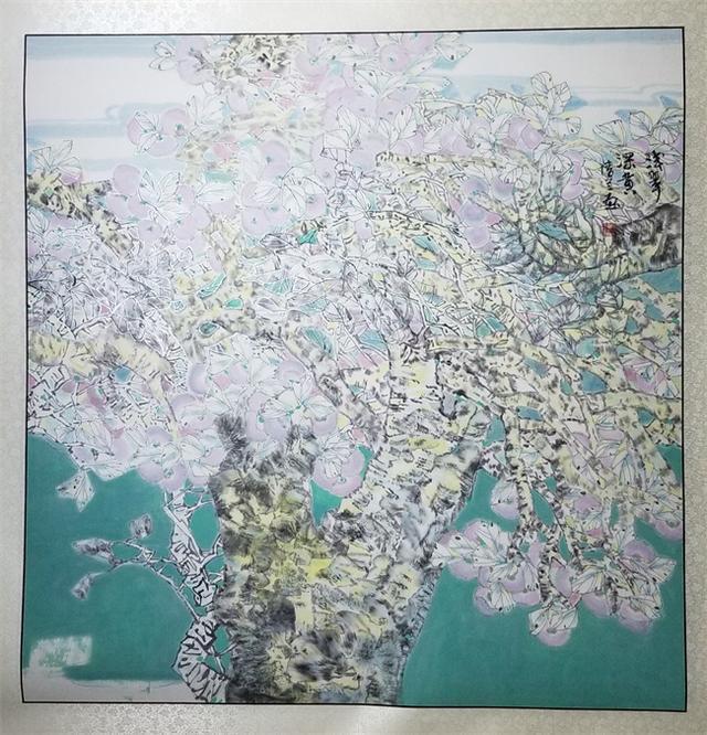 岁月如歌#《红了山村醉了秋》:著名画家边广兰作品赏析