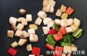 家常下饭菜谱,杏鲍菇炒牛肉粒,荤素都有,营养美味,超下饭