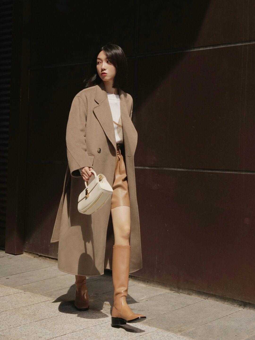 皮裤|秋冬大衣的搭配,还是合适的最好