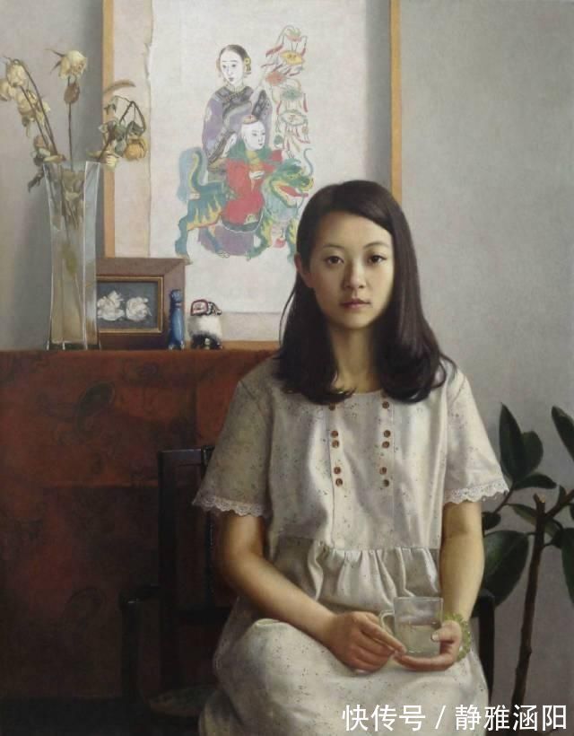 人体!油画协会主席杨飞云弟子岳小清人体油画中的青春期女孩