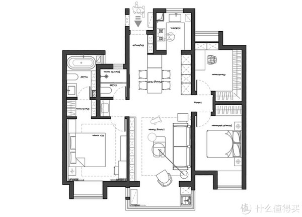屋主|南京夫妻117㎡的家，光一个客厅电视墙就把我迷住，全屋太有品味了
