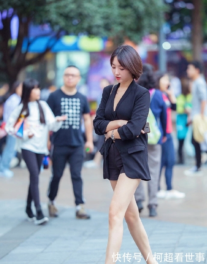 西装外套 漂亮姐姐的日常气质搭配