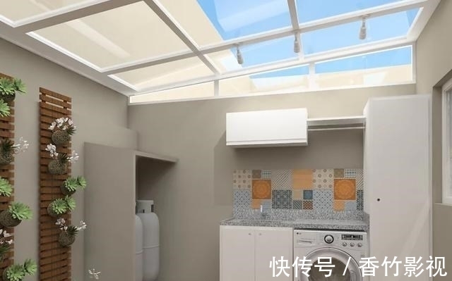 院子|相比较一楼带院子,我宁愿选顶层带露台,装玻璃洗衣房,多赚10㎡