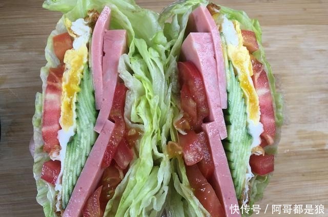 三明治|它是减脂最狠的晚餐，好做好吃，想不瘦都难，一周2斤肉消失了