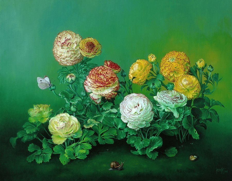 巴塞罗那@西班牙超写实油画大师marcEscofet:大自然的灵魂画师