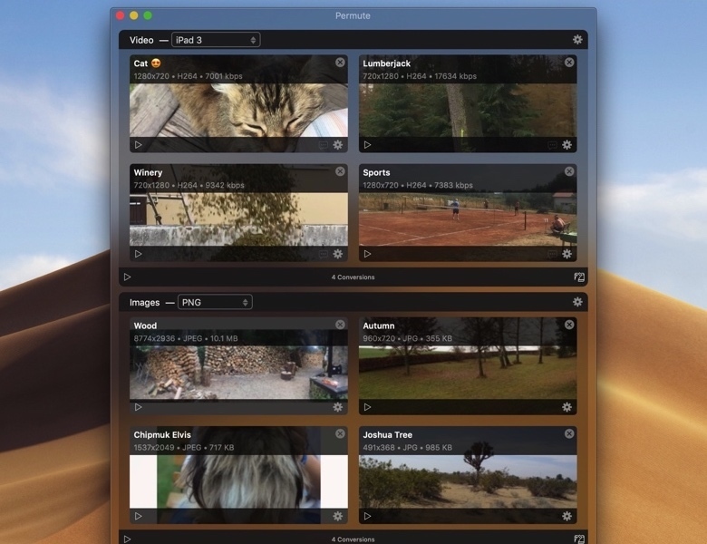 Permute v3.6.2 Mac电脑好用的视频格式转换软件