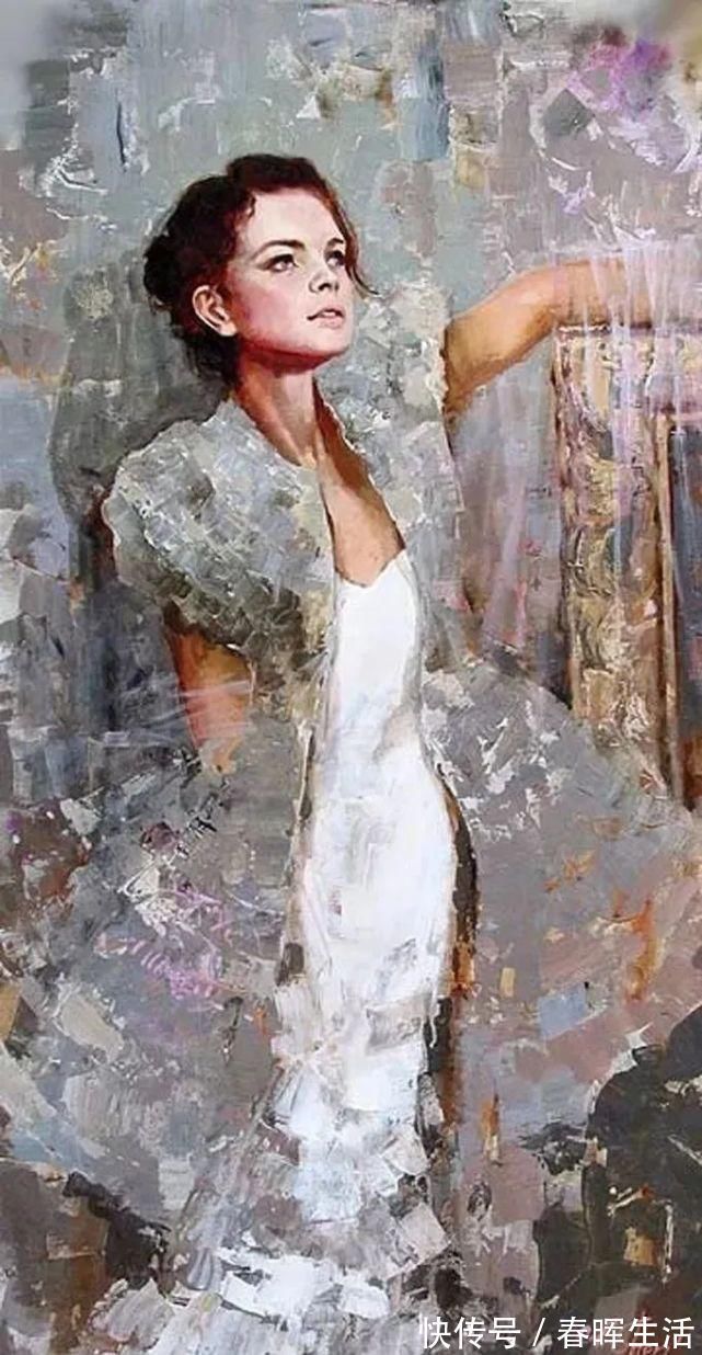 脱俗|她的油画有一种惊艳脱俗的美，乌克兰天才女画家艾琳·谢里