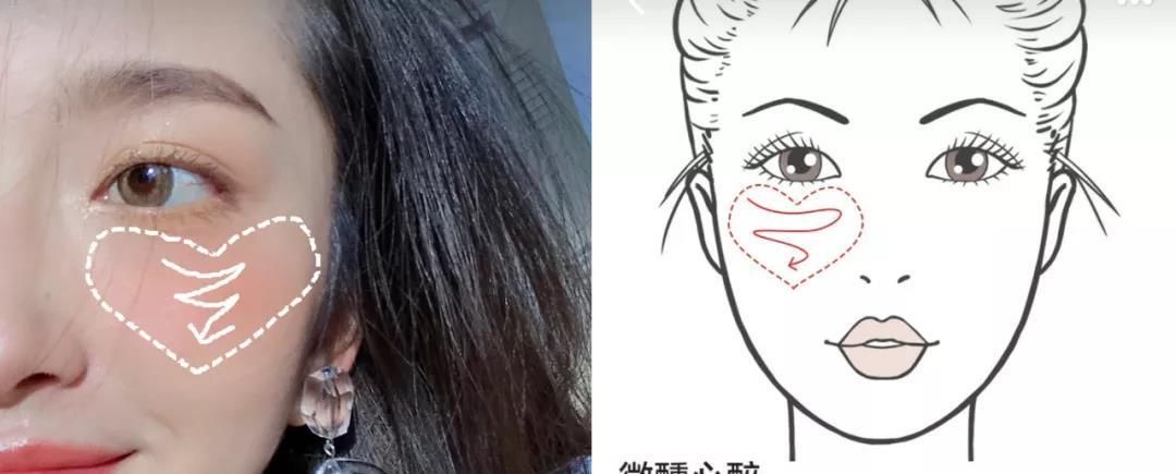 粉粉嫩嫩的桃花妆这样画，洋溢着暖春的气息，温柔又带点小妩媚