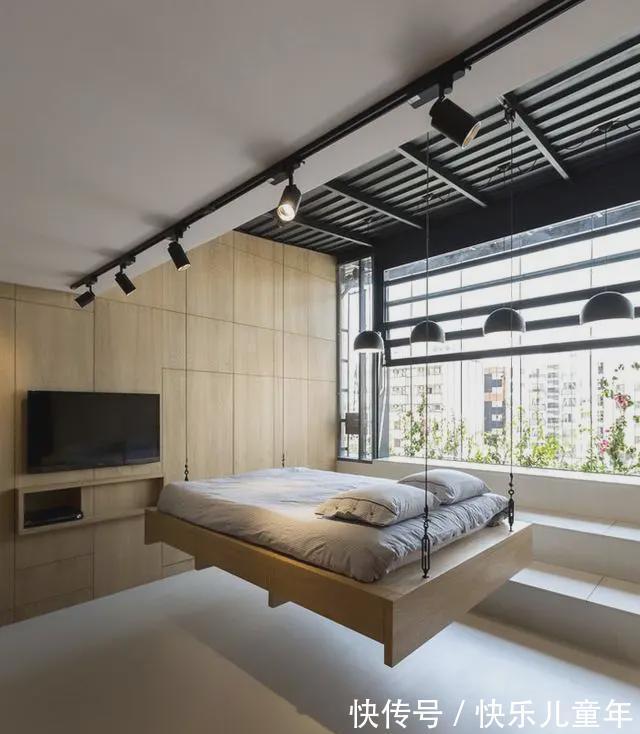 衣柜|35平单身公寓,家里太小就把床藏到柜子里,果然方便又显宽敞!