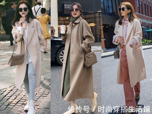 裙子|入冬别用裙子配大衣了,试试这么穿,时髦又保暖,太适合上班族了