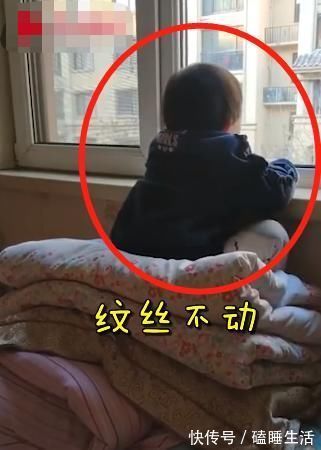 护栏|3岁女儿趴窗台上1小时纹丝不动，爸爸走近后一看，被逗得哭笑不得