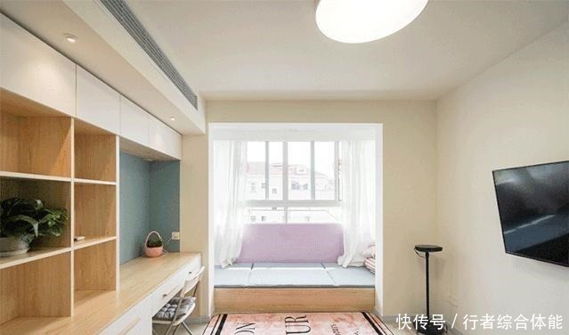 起居室|这套小户型设计真不错,我不说,你会认为只有39.5㎡值得分享!