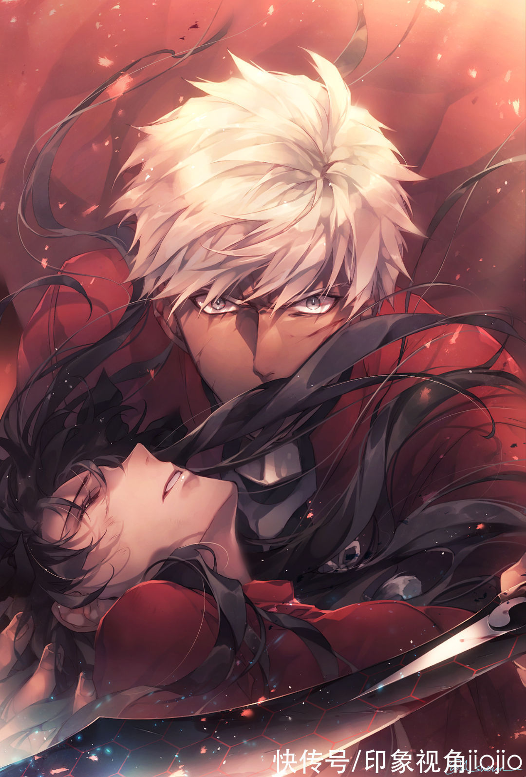 插画作品!风格各异的Fate同人插画,在氛围的渲染上也很到位