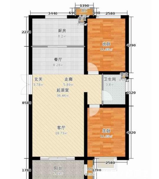 方案|两室改三室户型真实案例分析!两种方案,你更喜欢哪种?