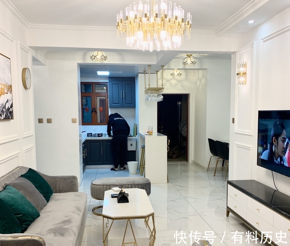 鞋柜|新房不懂装修别乱来，学她家设计，效果很漂亮，吧台非常喜欢！
