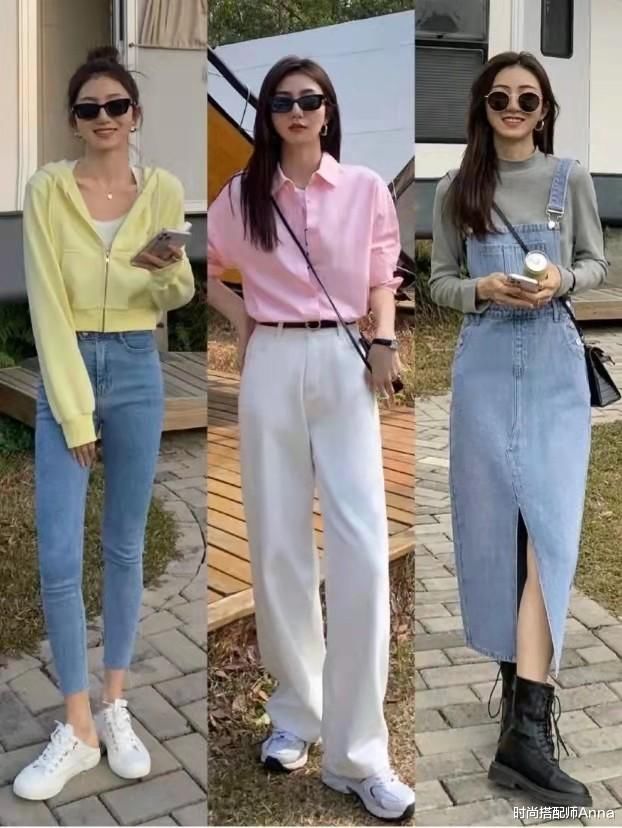 春天的小个子怎么穿更显高？这种搭配比例更好，很显高