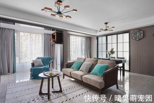 简约|越来越多人喜欢横厅,看完她家,发现不是一般的大气,简约又高级