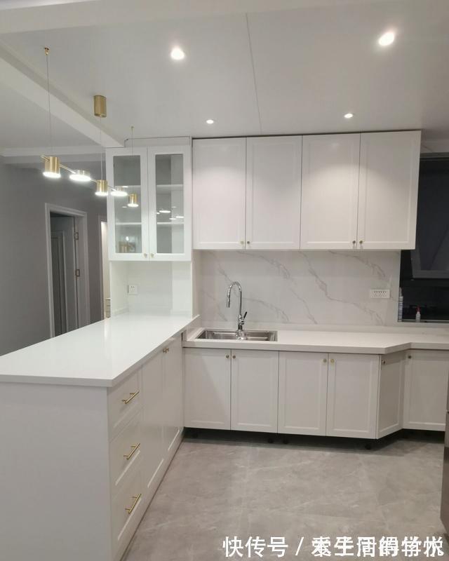 吊灯|人生首套新房,全屋自己设计,做开放式厨房非常满意,很期待入住