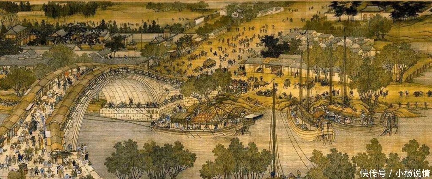 奇怪|清明上河图放大一百倍,发现一奇怪场景,树下睡觉的人在做什么?