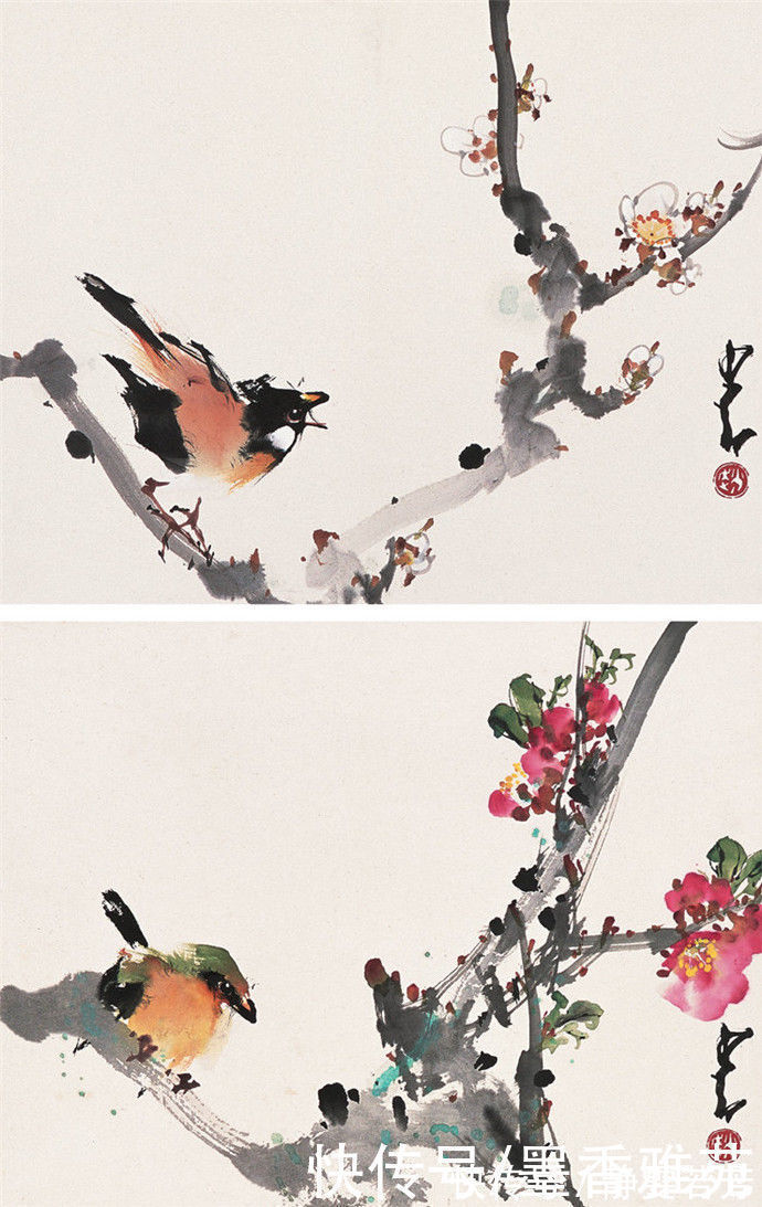 赵少昂!岭南画派大师赵少昂精品花鸟画作品欣赏