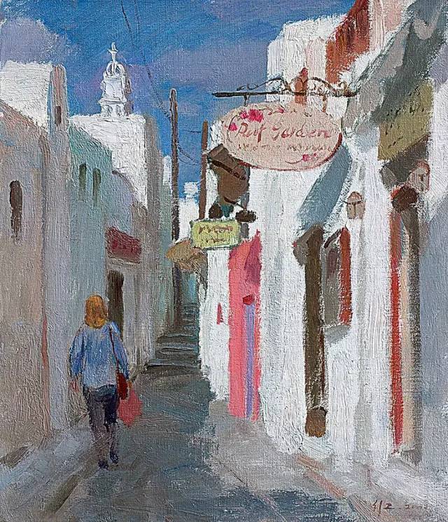 高级色彩,沈行工独特的诗意性油画