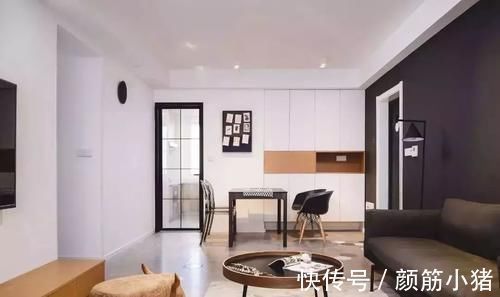 背景墙|15万装修110平三房,黑白灰经典配色,打造现代新居室