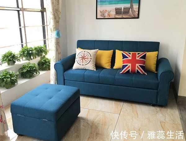 沙发床|越来越多人家里都不买沙发了，直接这样装，实用又不占地方
