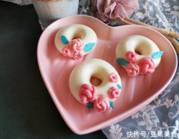 甜甜圈|几分钟搞定甜甜圈馒头，法帅蒸烤箱制作~，一步就搞定