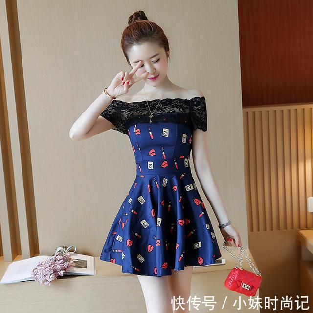 蕾丝|修身显瘦的连衣裙,穿在身上修身显瘦