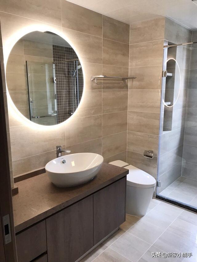 布置|她家新房跟样板房一样漂亮，卫生间太喜欢了，真心羡慕，分享一下