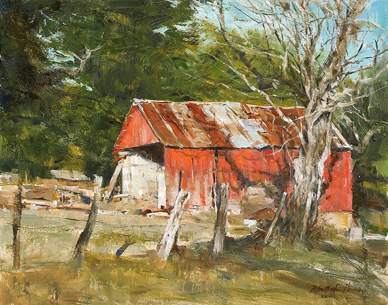 乡村@风景·乡村小景:美国油画家 约翰·奥斯汀·汉娜 的作品欣赏